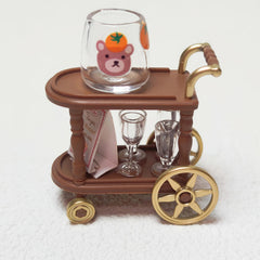 2pcs Mini Glass Cups Animal & Fruit Design Dollhouse Decor High Glass