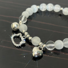 Boho Cat Head Quartz Bracelet Vintage Style Jewelry for Women