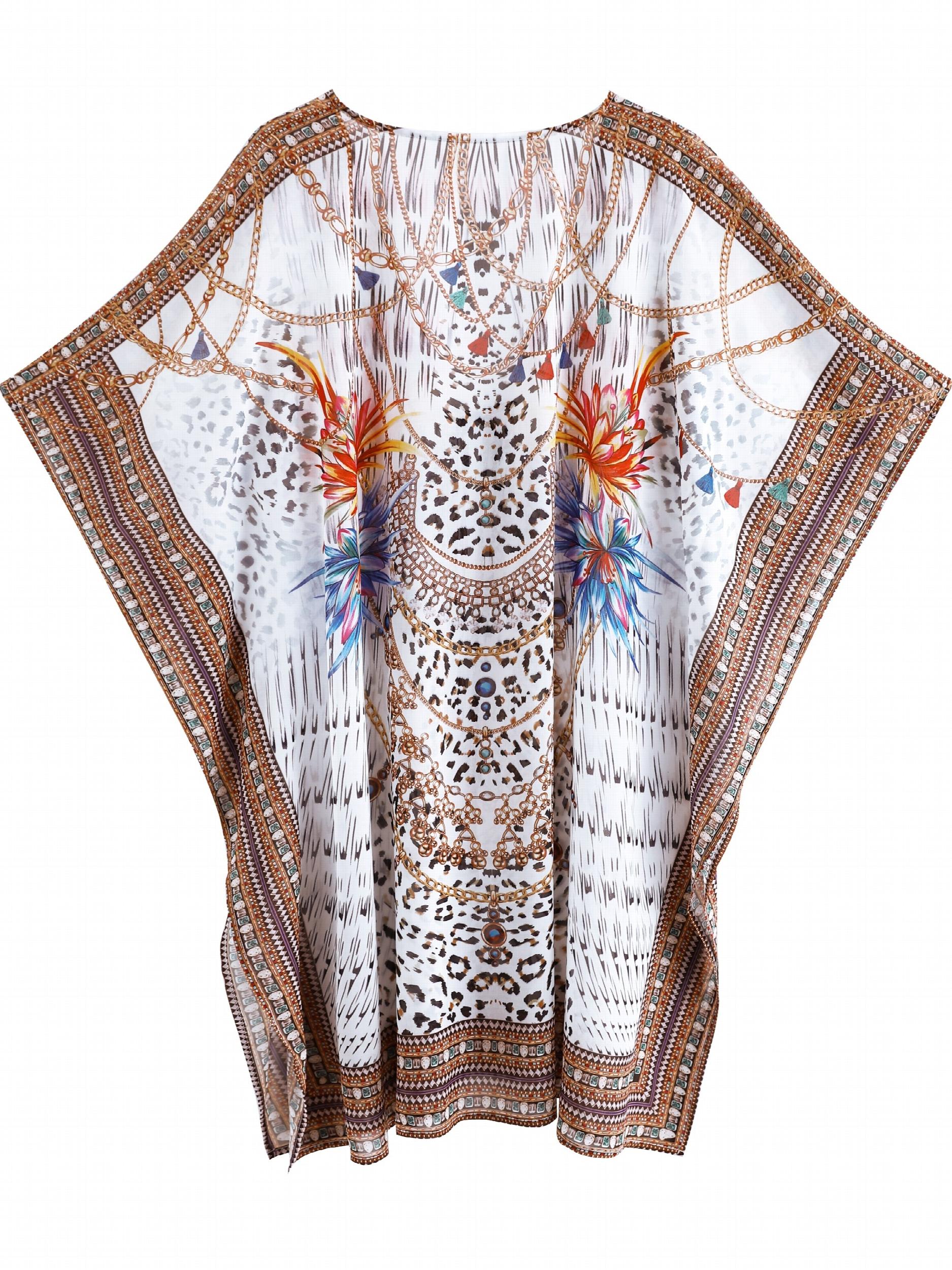Boho Lace Up Beachwear Cover Up