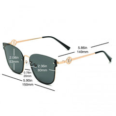 Square Sunglasses Gradient Glasses UV400