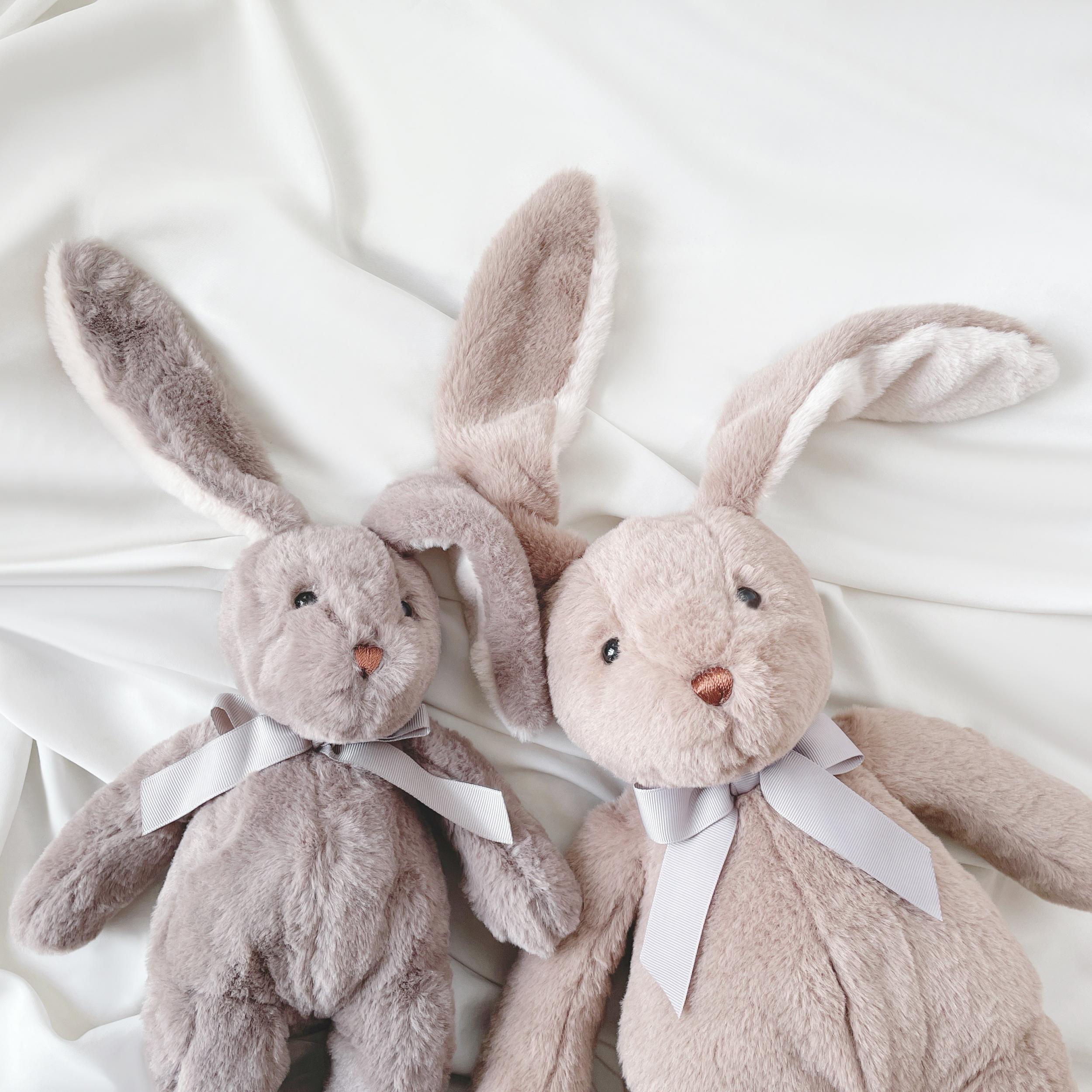 Children's Bunny Rabbit Plush Toy Beige Birthday Gift