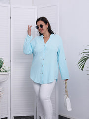  Casual Blouse Women's Plus