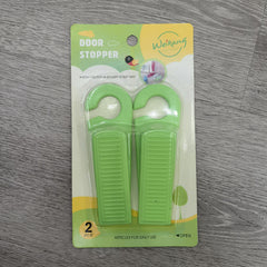 2pcs Anti-Pinch Door Stoppers with Hook, Removable Safety Equipment