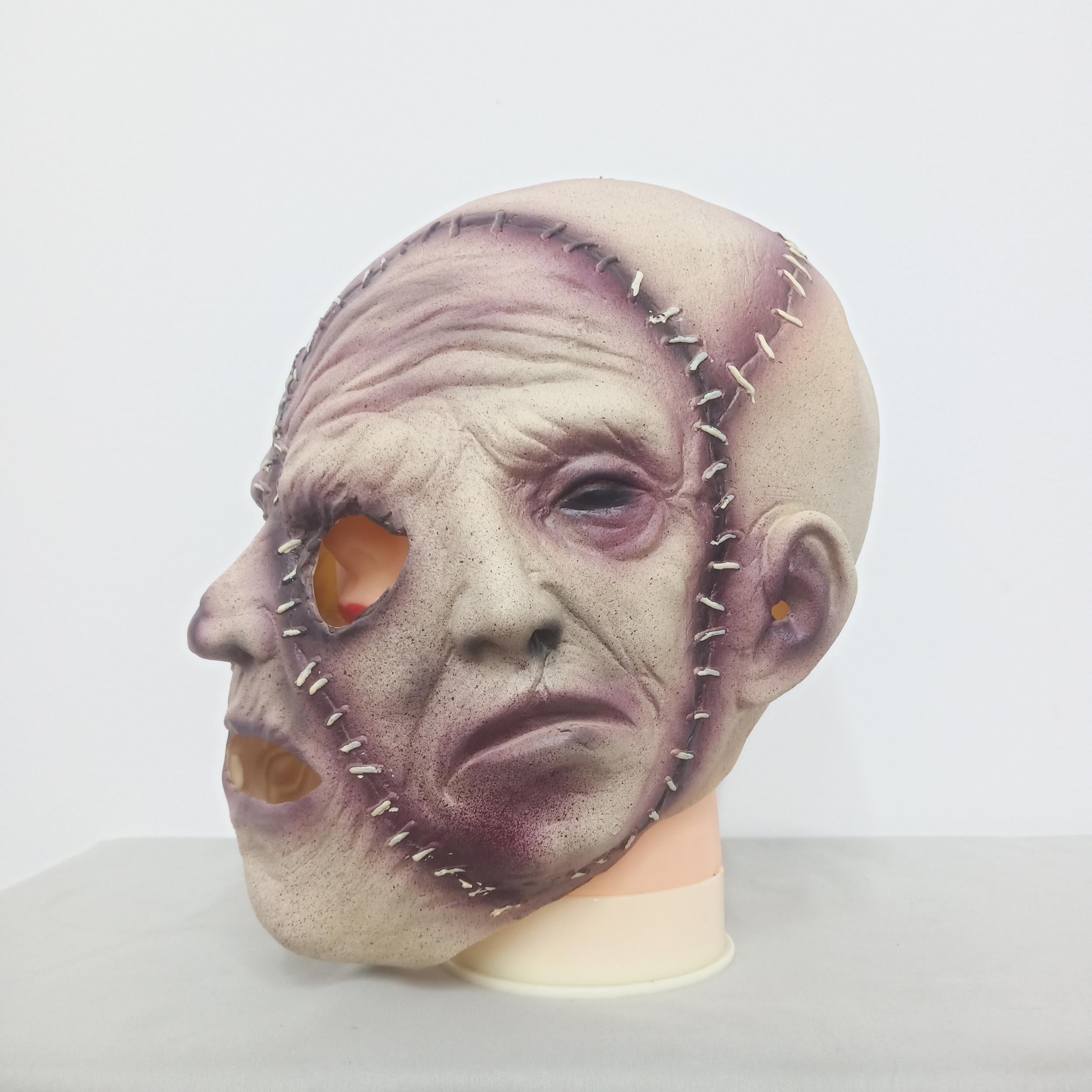Halloween Three-faced Ghost Headgear Masquerade Mask