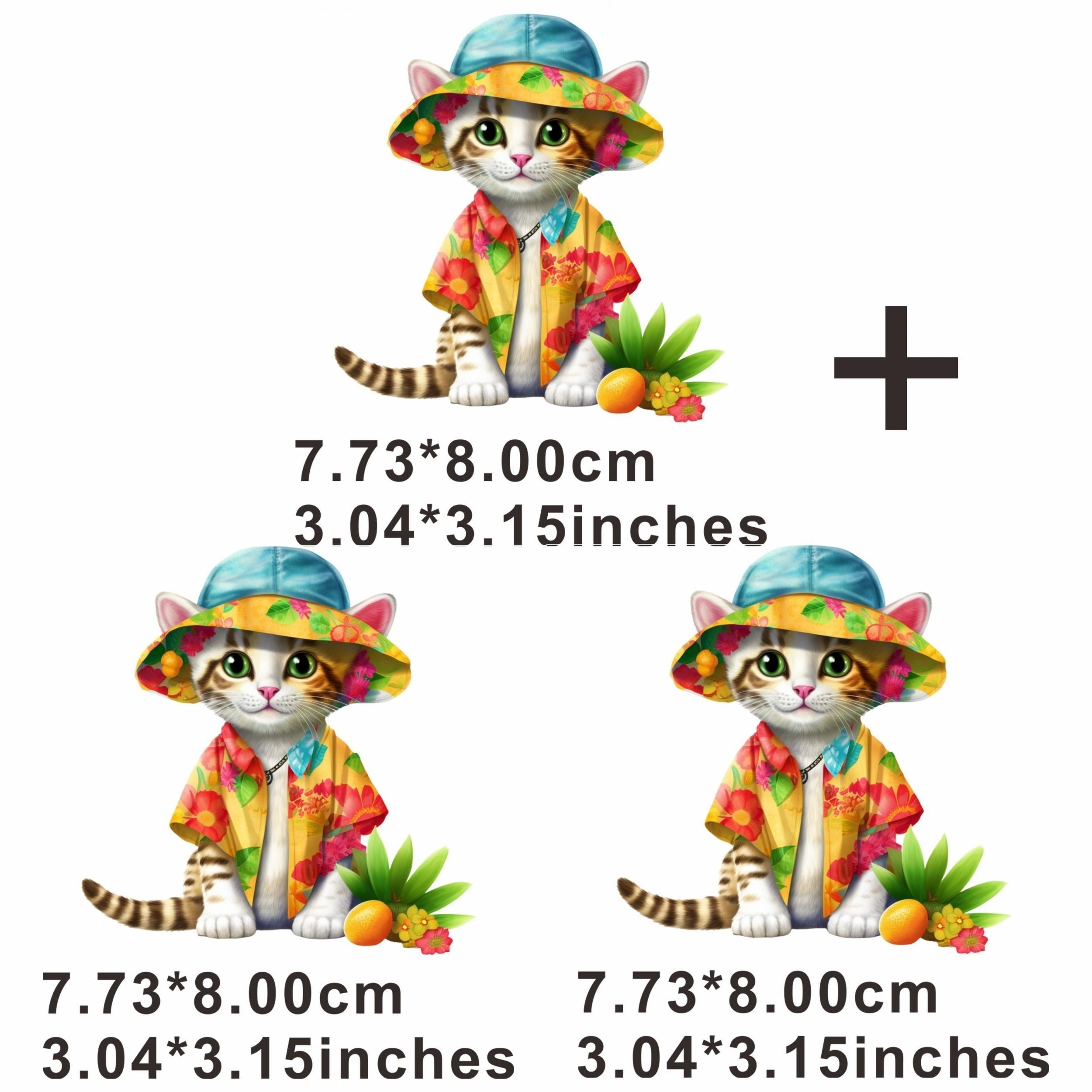 Cat Patch Stickers DIY Clothes Thermal Transfer Stickers