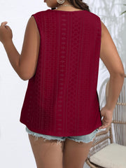  Women's Tank Top Lace V Neck Medium Stretch