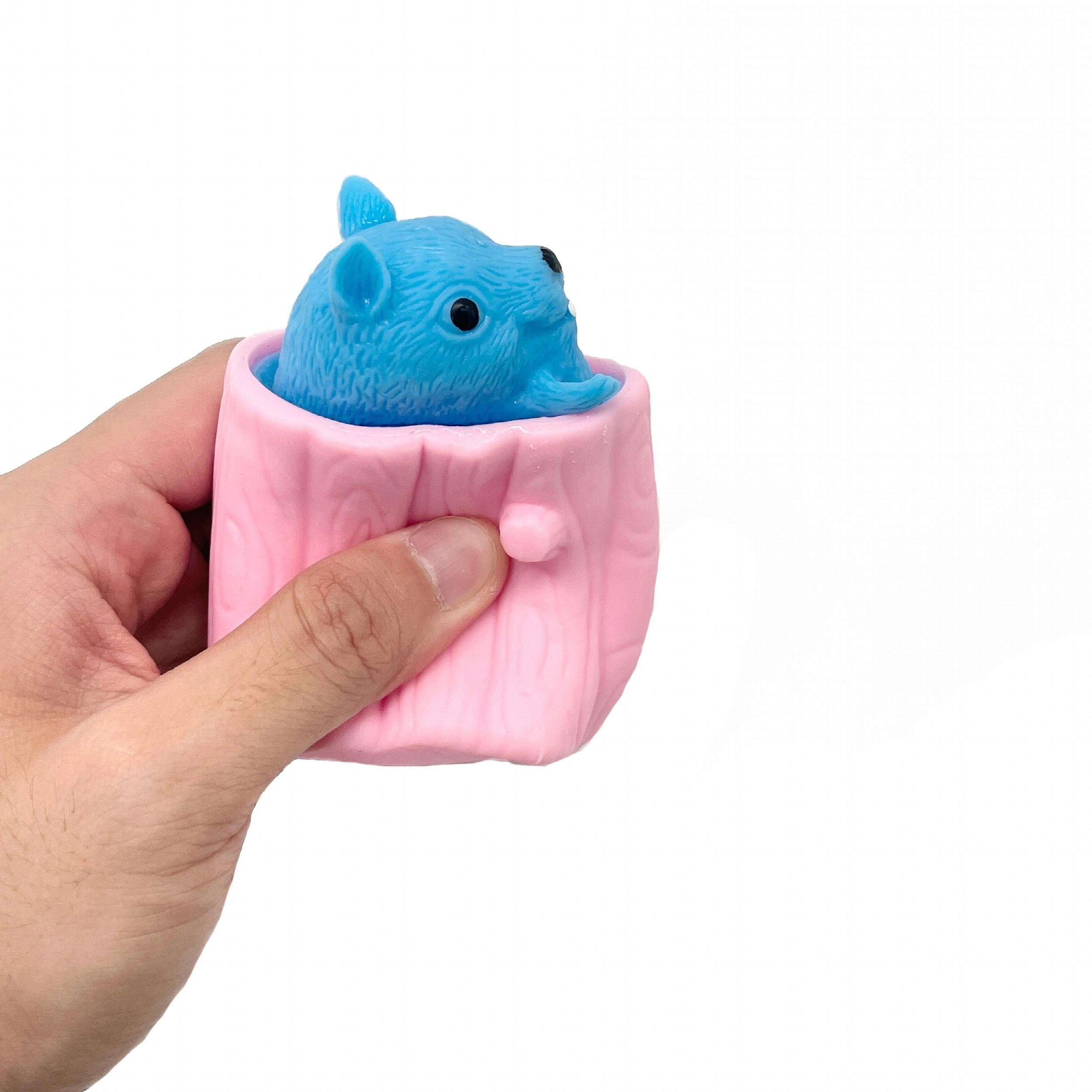 Squirrel Decompression Toy Soft Tricky Toy For Stress Relief