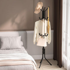 Clothes Hanging Storage Rack for Hats Coats Bags Scarves