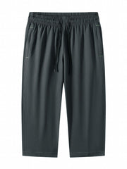 Boys Stylish Solid Jeans Cropped Pants Bottoms With Pockets