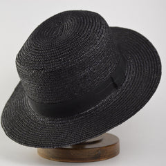 Handwoven Grass Jazz Cowboy Hat Seaside Vacation Sunshade Straw Hat