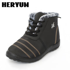 Plush Lined Thermal Waterproof Snow Boots Fall Winter