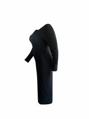  Boat Neck Maxi Slim Fit Dress