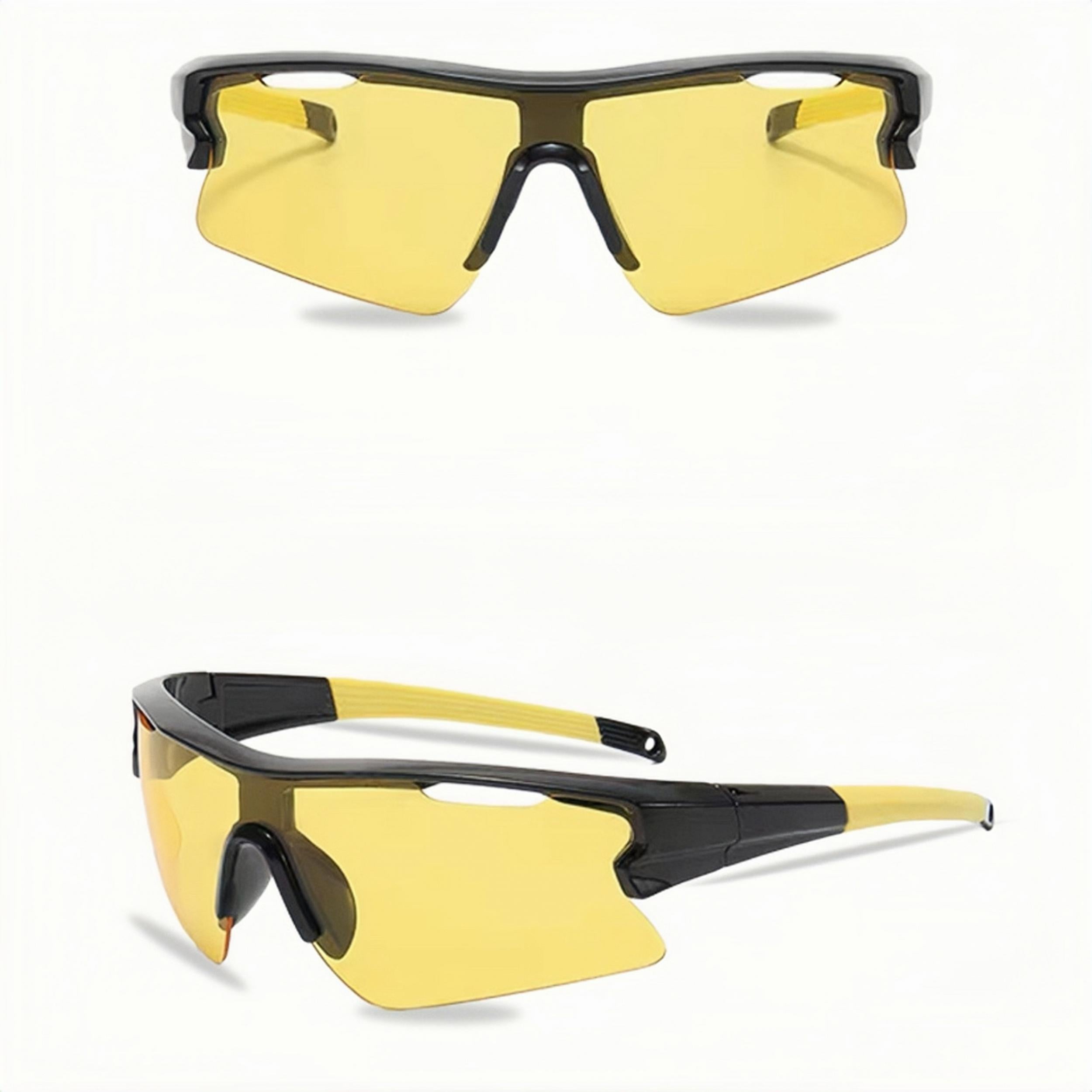 Men's Polarized Night Vision Sunglasses with Hard Case