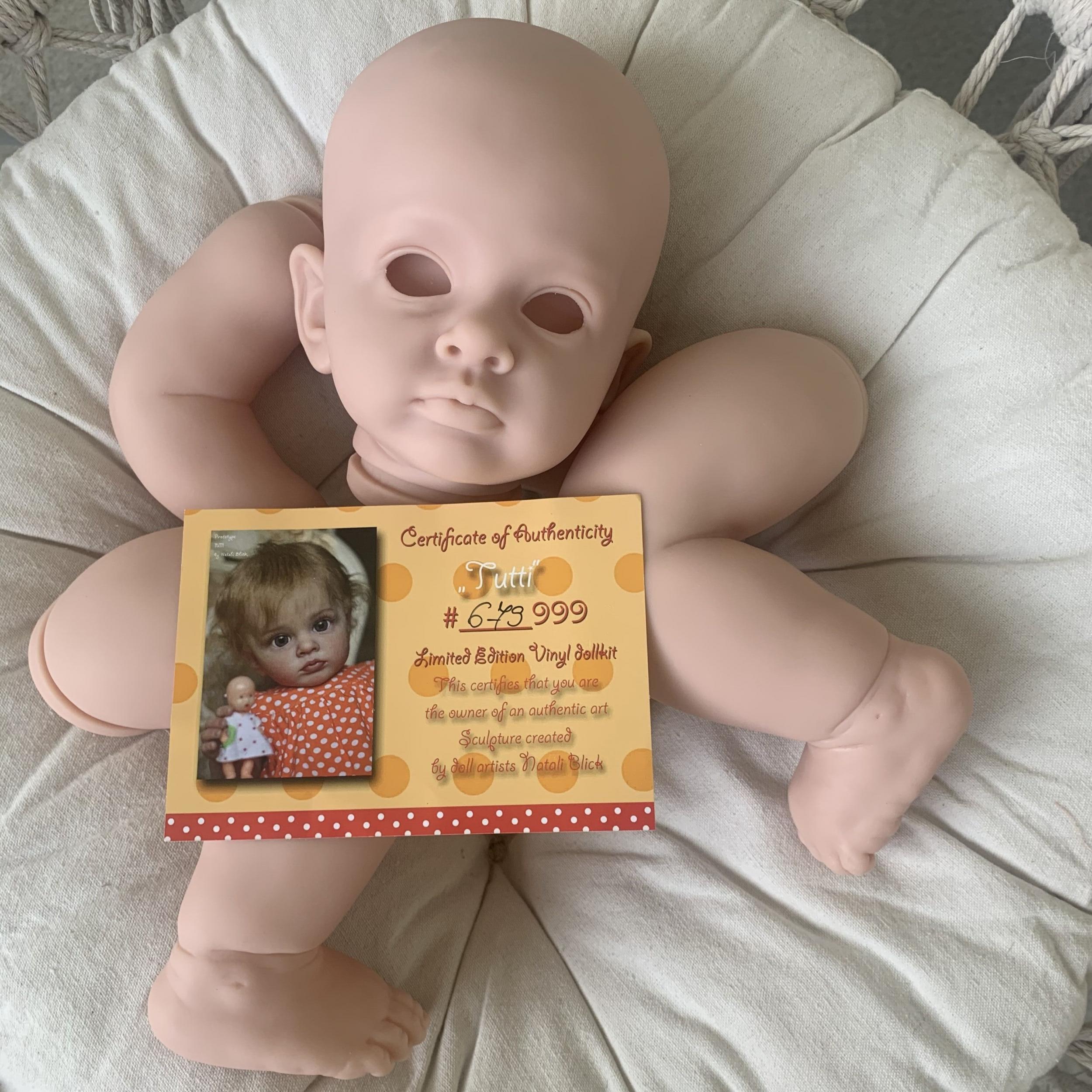 24" Unpainted Doll Kit DIY Reborn Doll Create Your Own Lifelike Doll