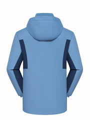 Winter Waterproof Windproof Lightweight Hooded Jacket Thermal Zip Up