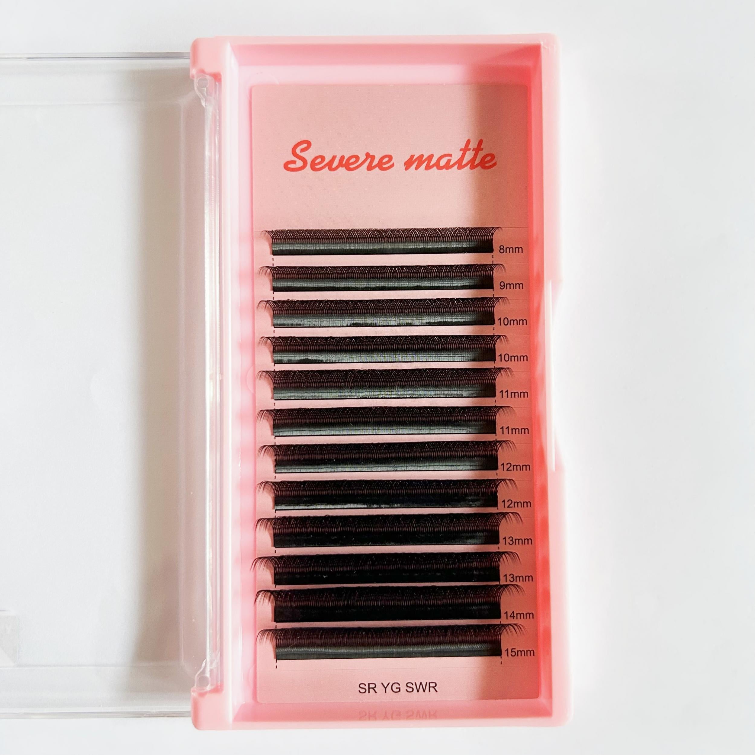 YY Shape Lashes Natural Crossed Eyelash Extensions Individual Curling Lashes