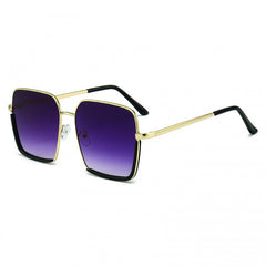 Ombre Lens Sunglasses Metal Frame UV400