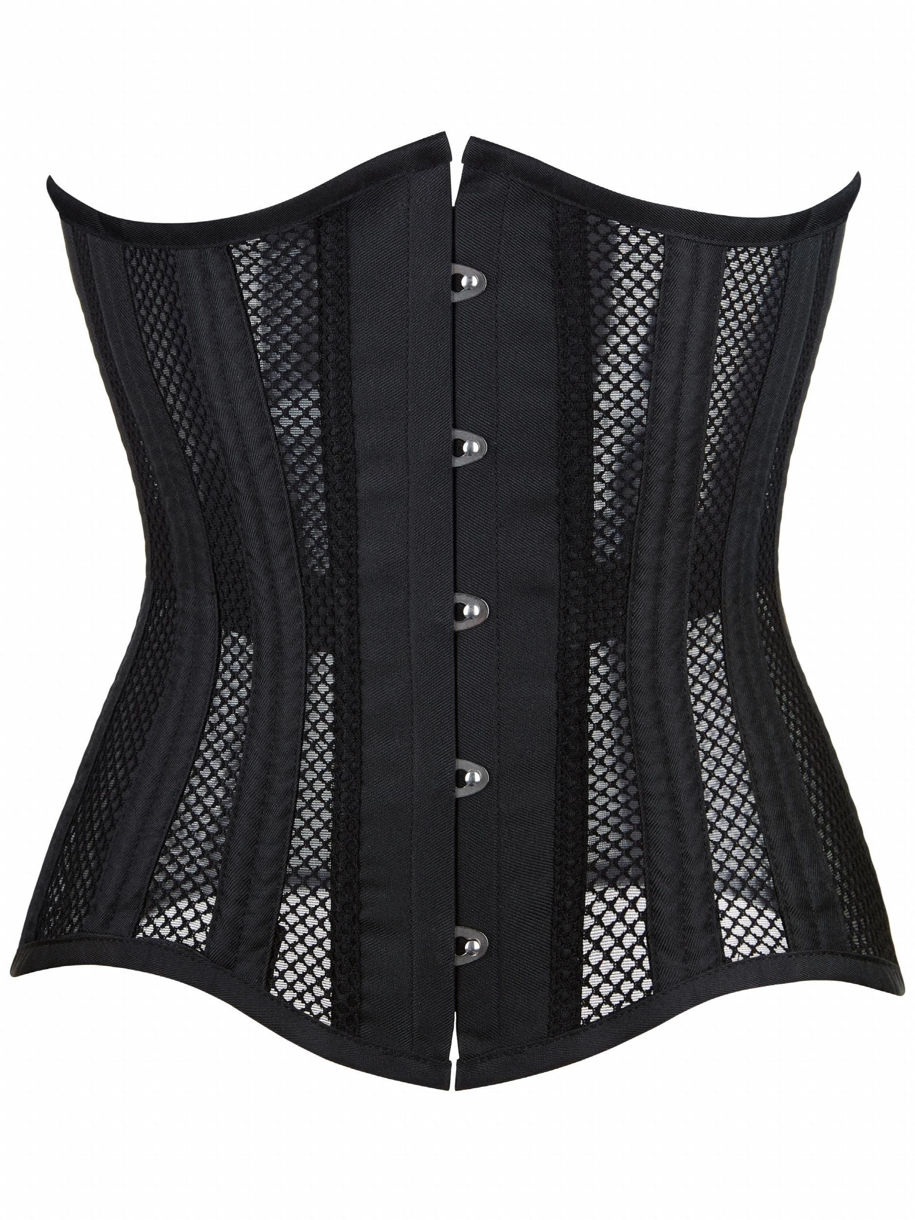 26 Steel Boned Plus Size Lace Up Corset Waist Training Shapewear