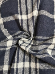  Plaid Print High Rise A line Maxi Skirt