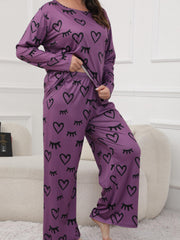  Allover Print Lounge Set