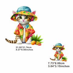 Cat Patch Stickers DIY Clothes Thermal Transfer Stickers