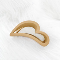 Heart Shape Hair Claw Frosted Hair Accessory