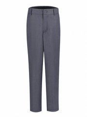 Boys Dress Pants Slim Fit Preppy Suit Pants with Pocket