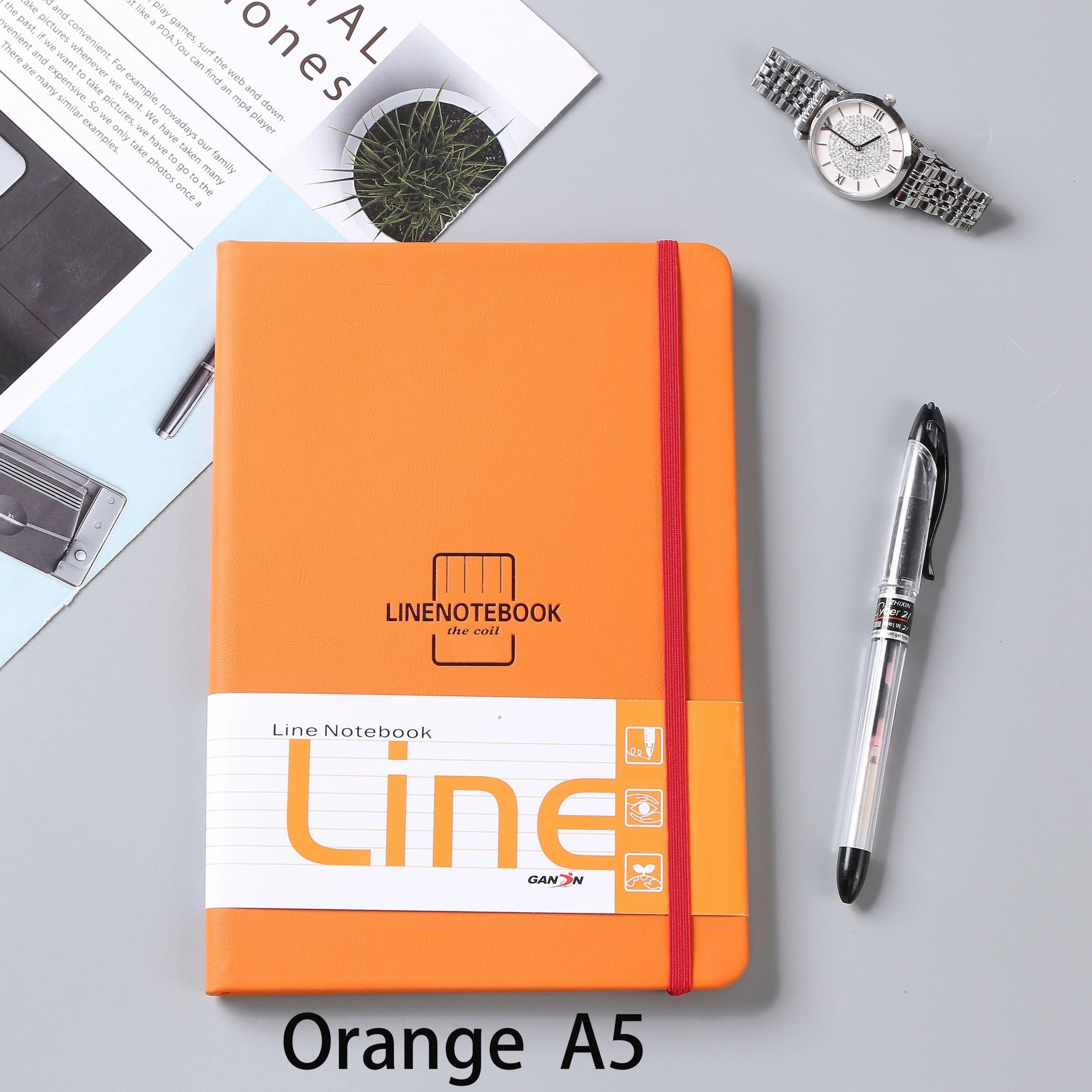 Stylish Strapped Notebook for Class Notes Journaling Business Meetings
