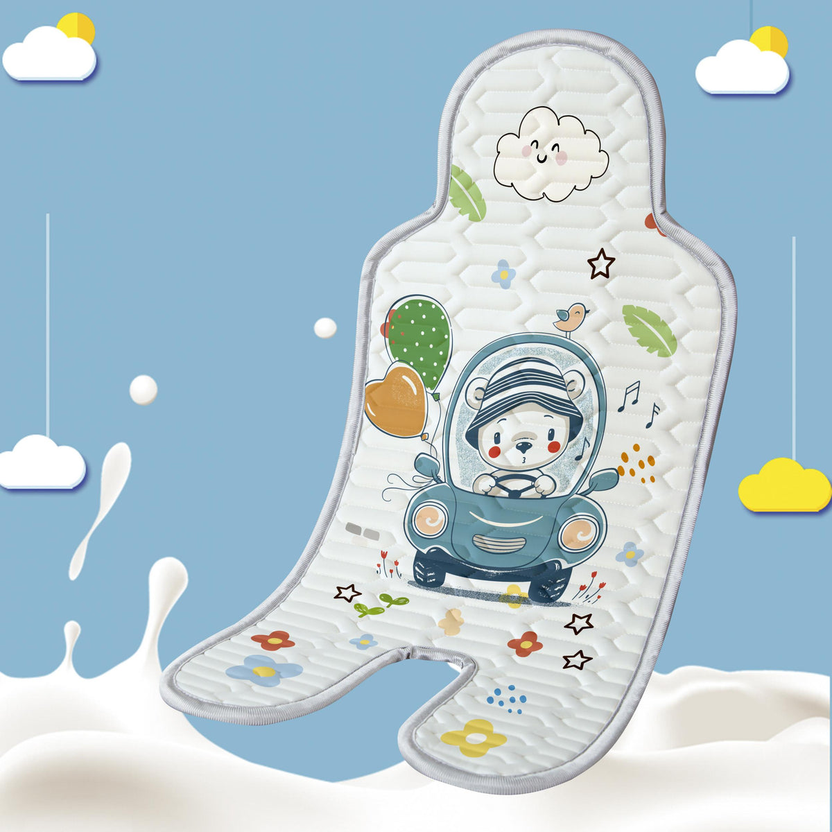 Baby Stroller Cooling Pad Car Seat Pram Liner Infant Cushion for Summer