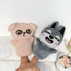 2 Pack Interactive Plush Dolls Toy Game with Pendant - Parent Matching Game