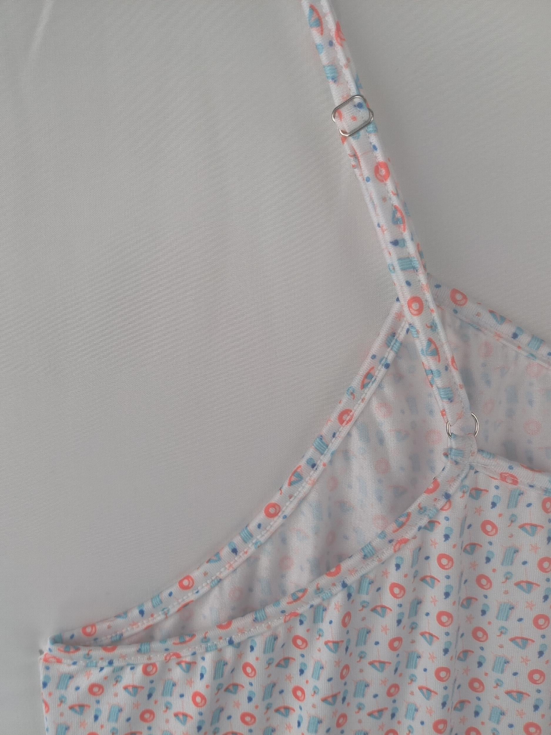  Ditsy Floral Print Cami Sleep Dress