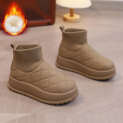 Women's Chunky Snow Boots Non-Slip and Warm Thick Bottom Shoes