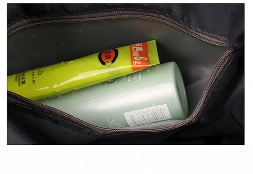 Nylon Travel Bag Messenger Shoulder Bag Wet Dry Separation Women