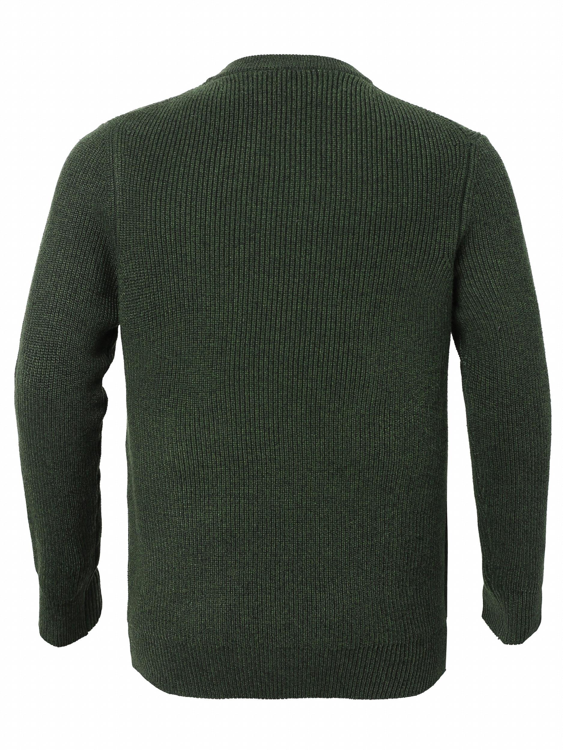 Men's Warm Knitted Sweater High Stretch Pullover for Fall Winter