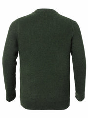Men's Warm Knitted Sweater High Stretch Pullover for Fall Winter