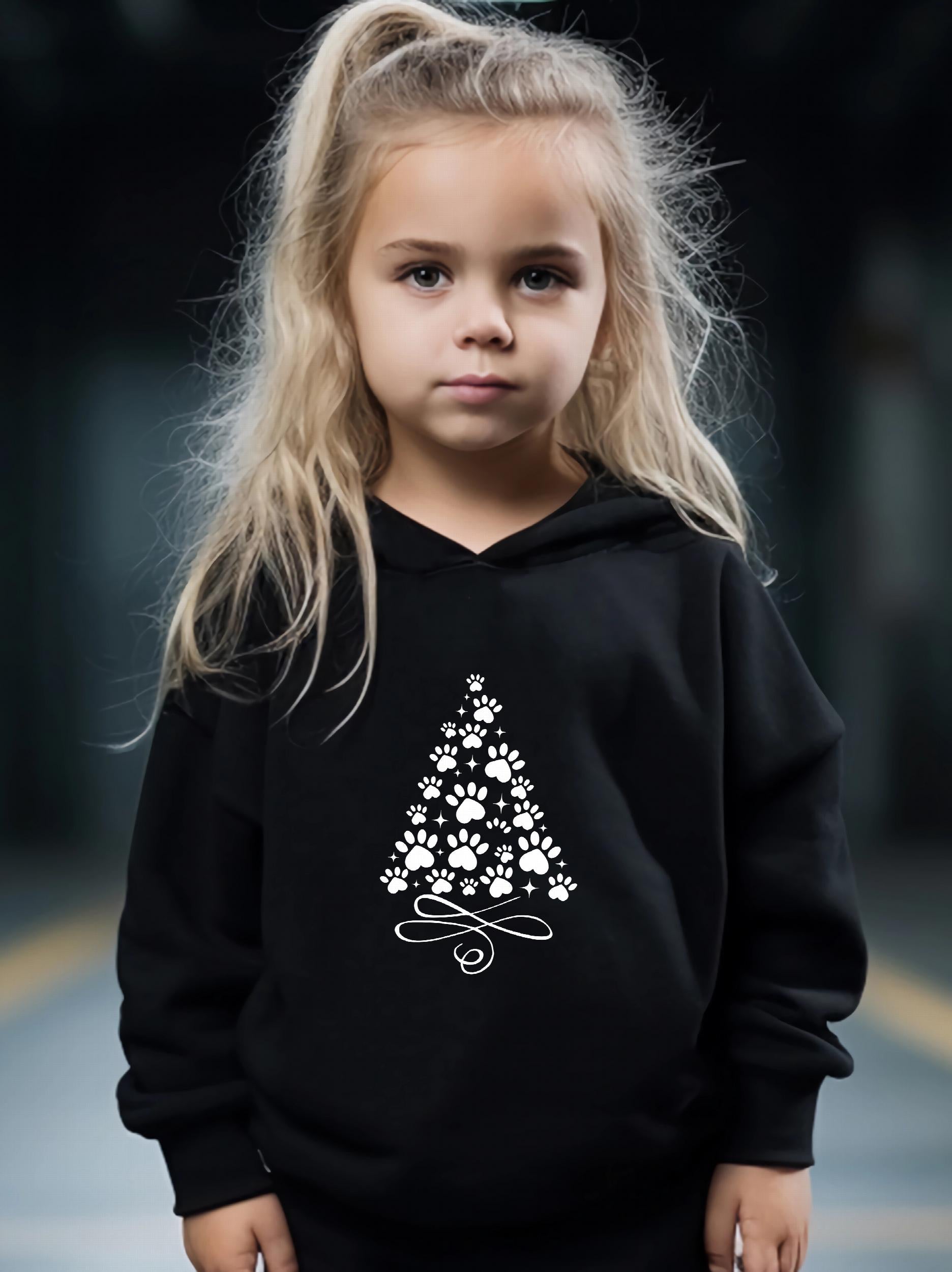 Christmas Tree 2pc Set Girls Casual Comfy Activewear Set