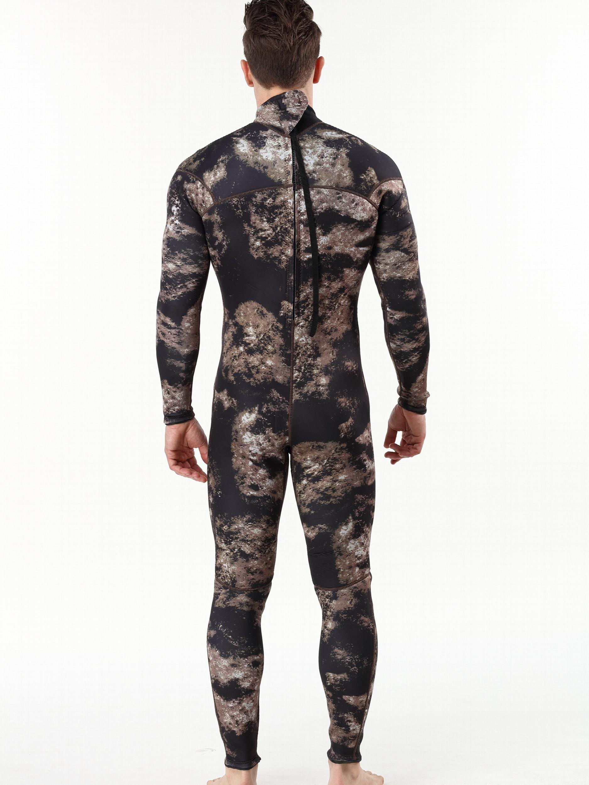3mm Men's Skinny Fit Tie Dye Long Sleeve Diving Suit