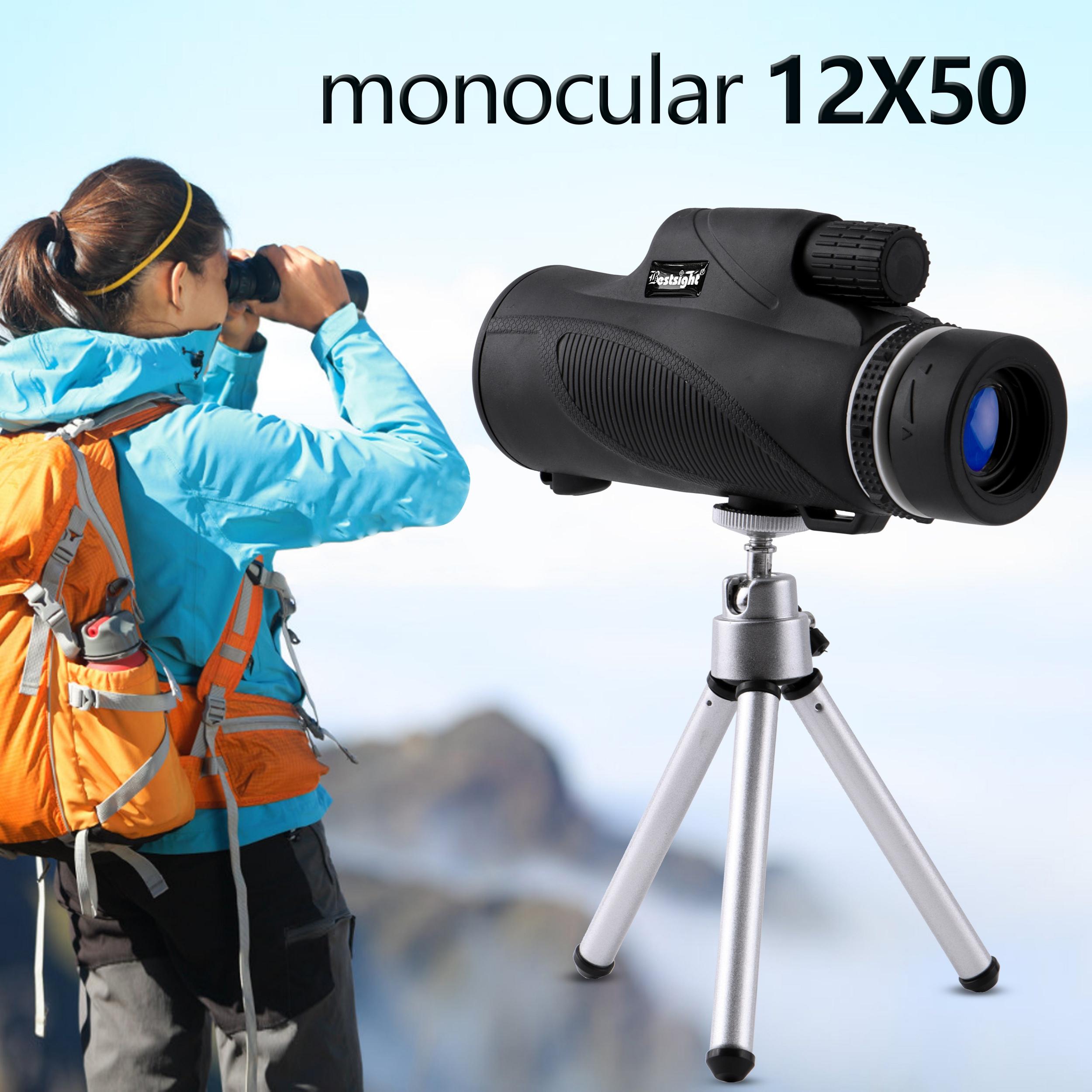 HD12X50 Monocular Telescope For Adults & Kids