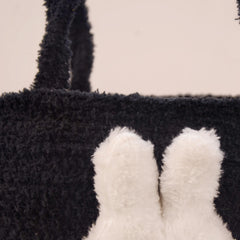 Bunny Decor Satchel Bag Stylish Handbag All Match Storage Bag