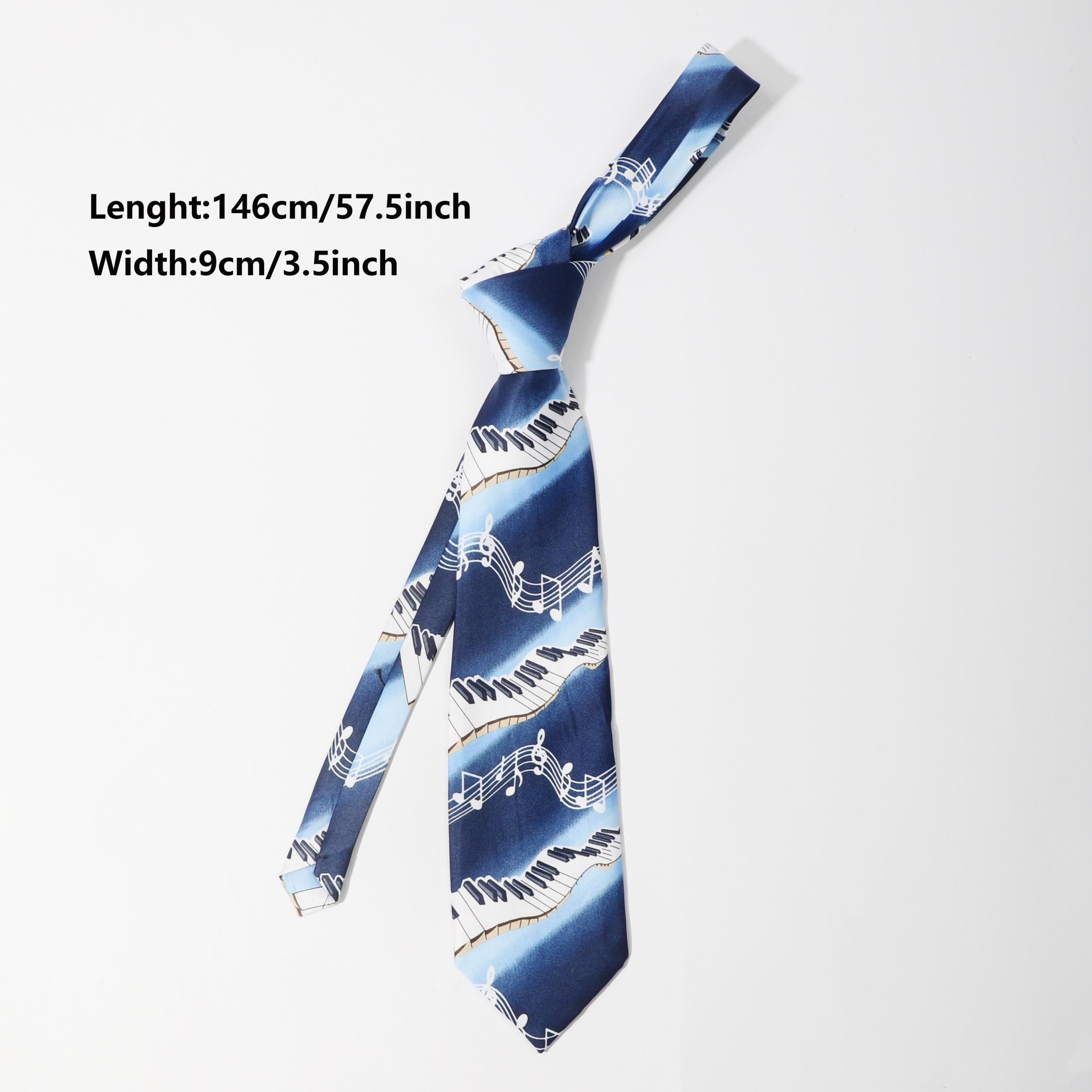 Men's Violin Piano Music Party Fun Tie