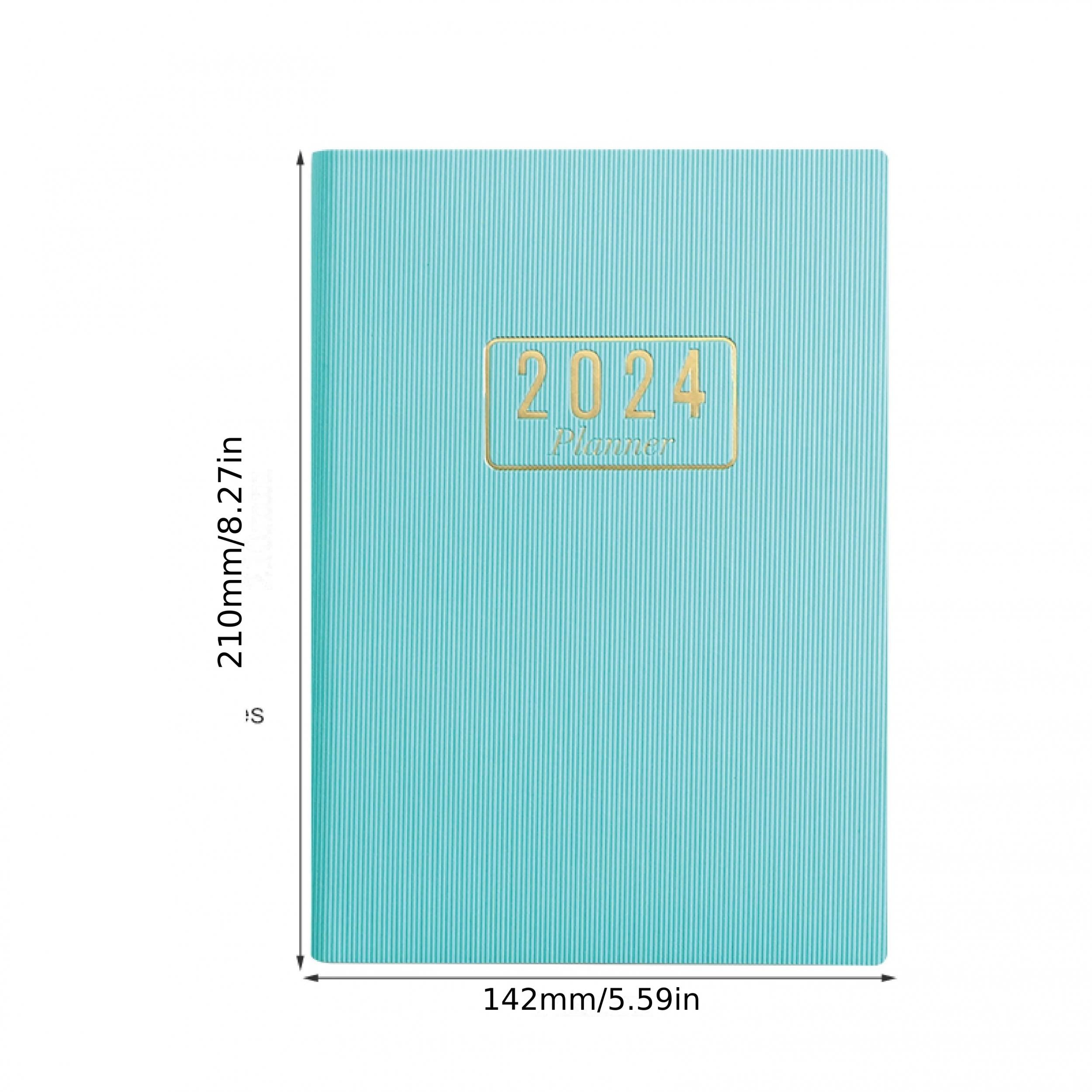 A5 Daily Planner Notebook Time Management Calendar Plus Monthly Index Sticke