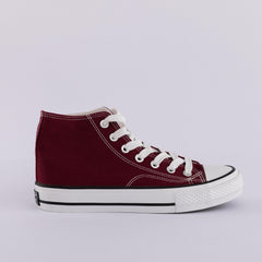 Men's High Top Sneakers Lace Up Casual Outdoor Walking Shoes