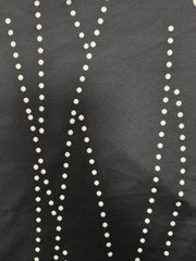  Women's Dot Print Long Sleeve V Neck Dress