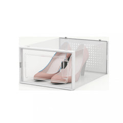 12pcs Foldable Shoes Storage Drawer Box Portable Stackable Shoes Shel