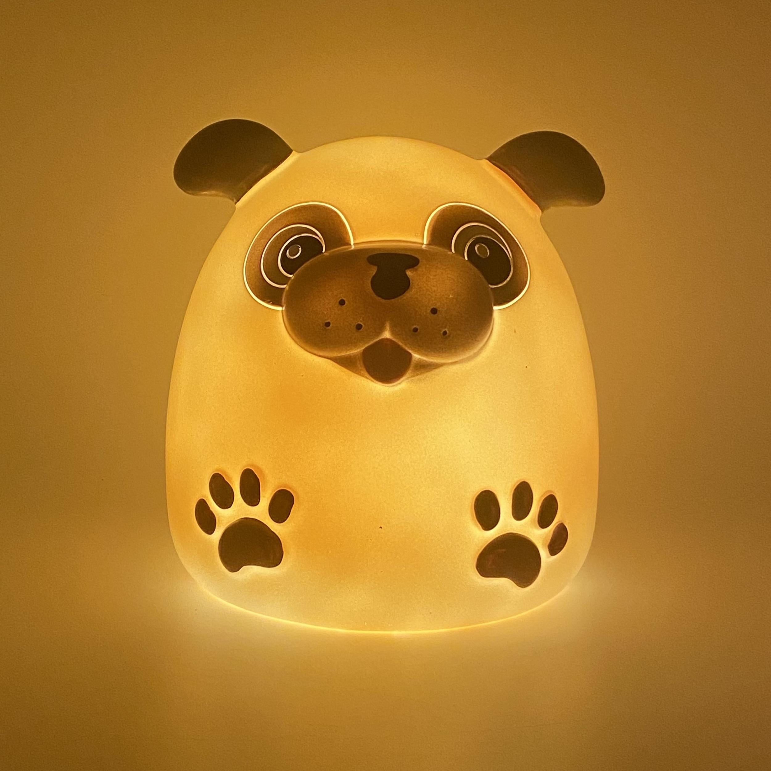 Children's Dog LED Night Light for Bedside, Bedroom Sleep Light
