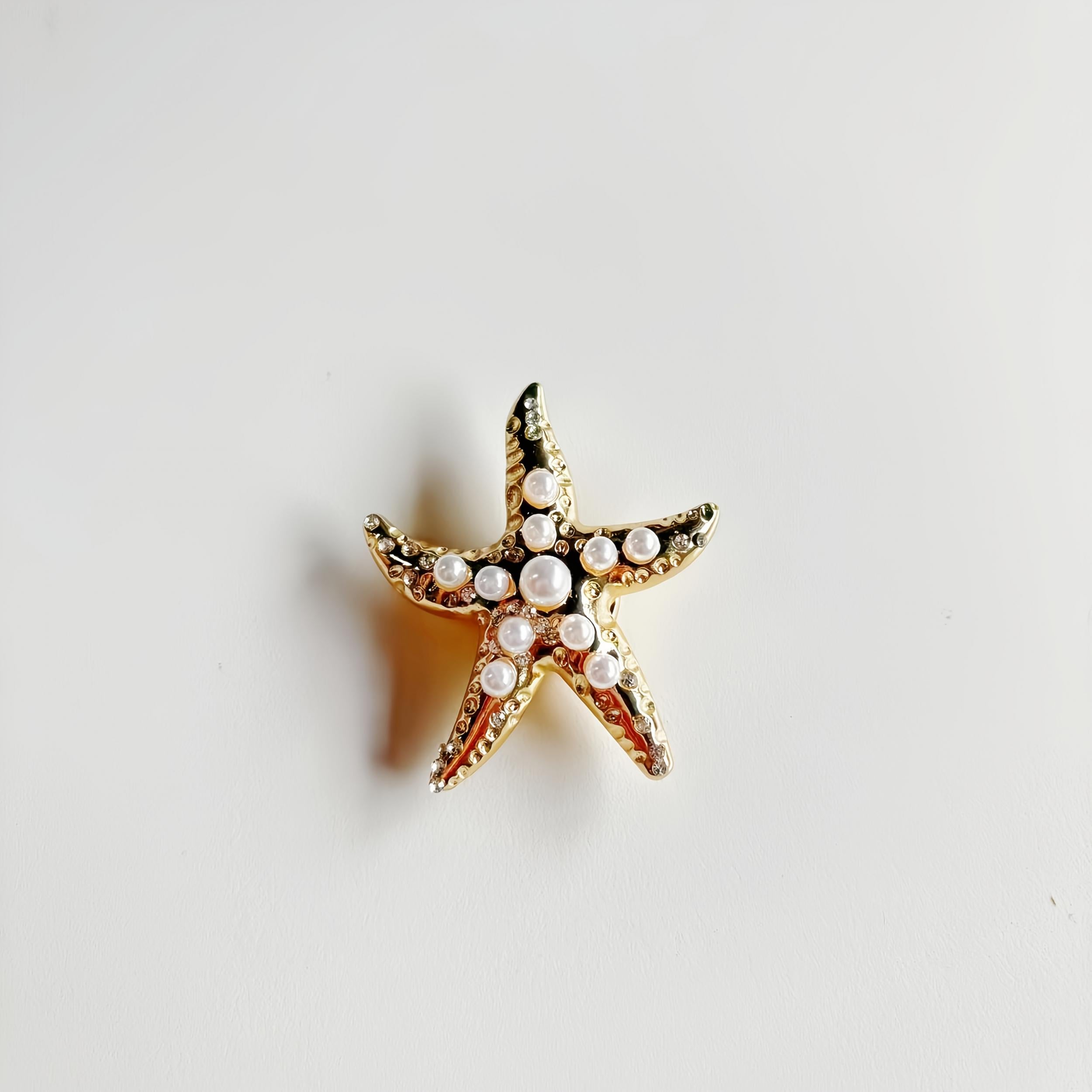 Starfish Rhinestone Decorative Buttons - Great for Men & Women's Clothing