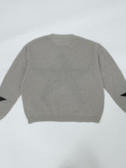 Star Pattern Drop Shoulder Sweater Long Sleeve Casual Sweater