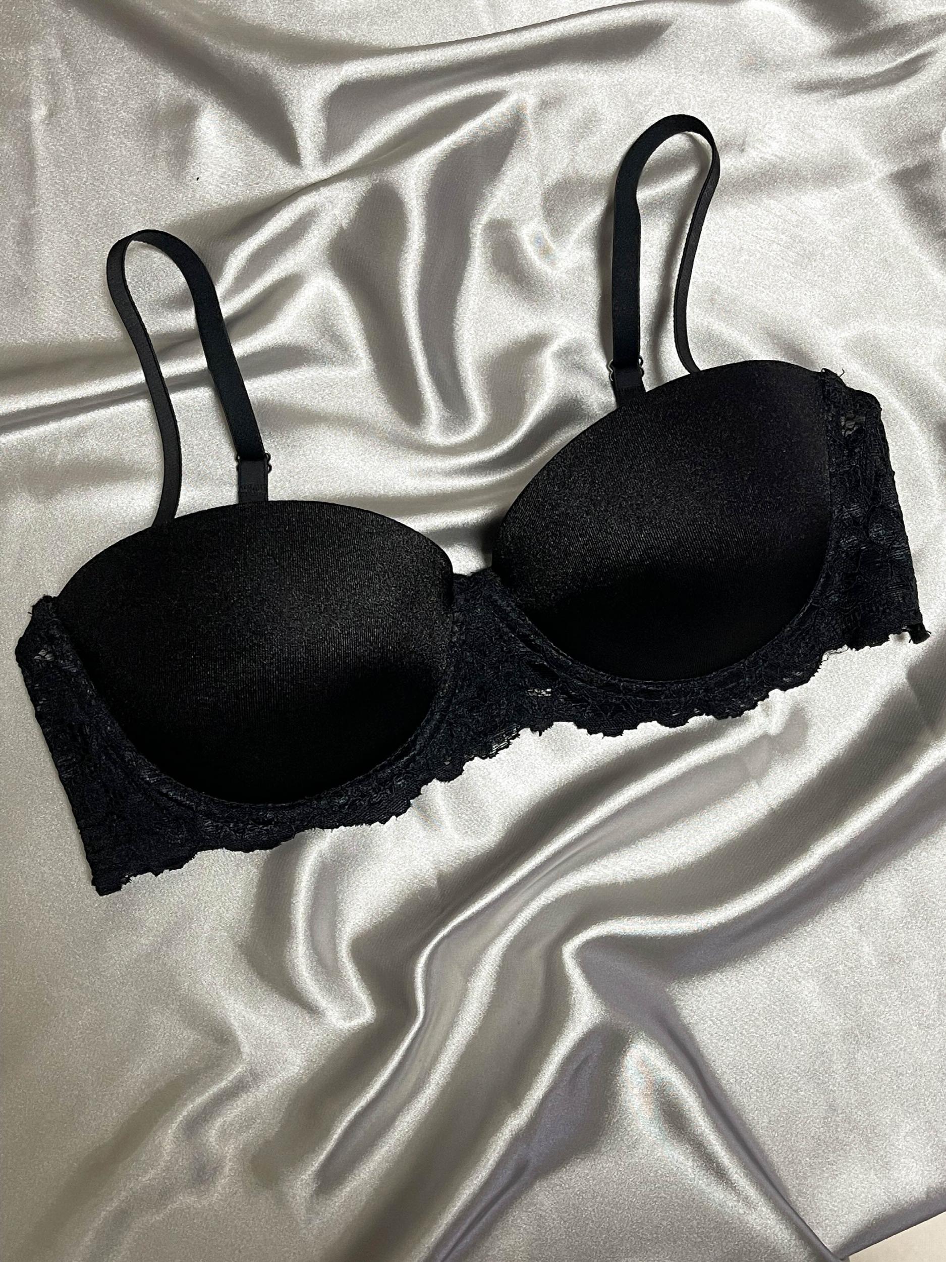 3pcs Lace T Shirt Bras Push Up Bra Women's Lingerie