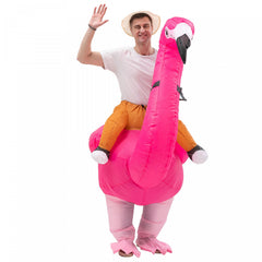 Christmas Flamingo Inflatable Costume Spoof Makeup Props Funny