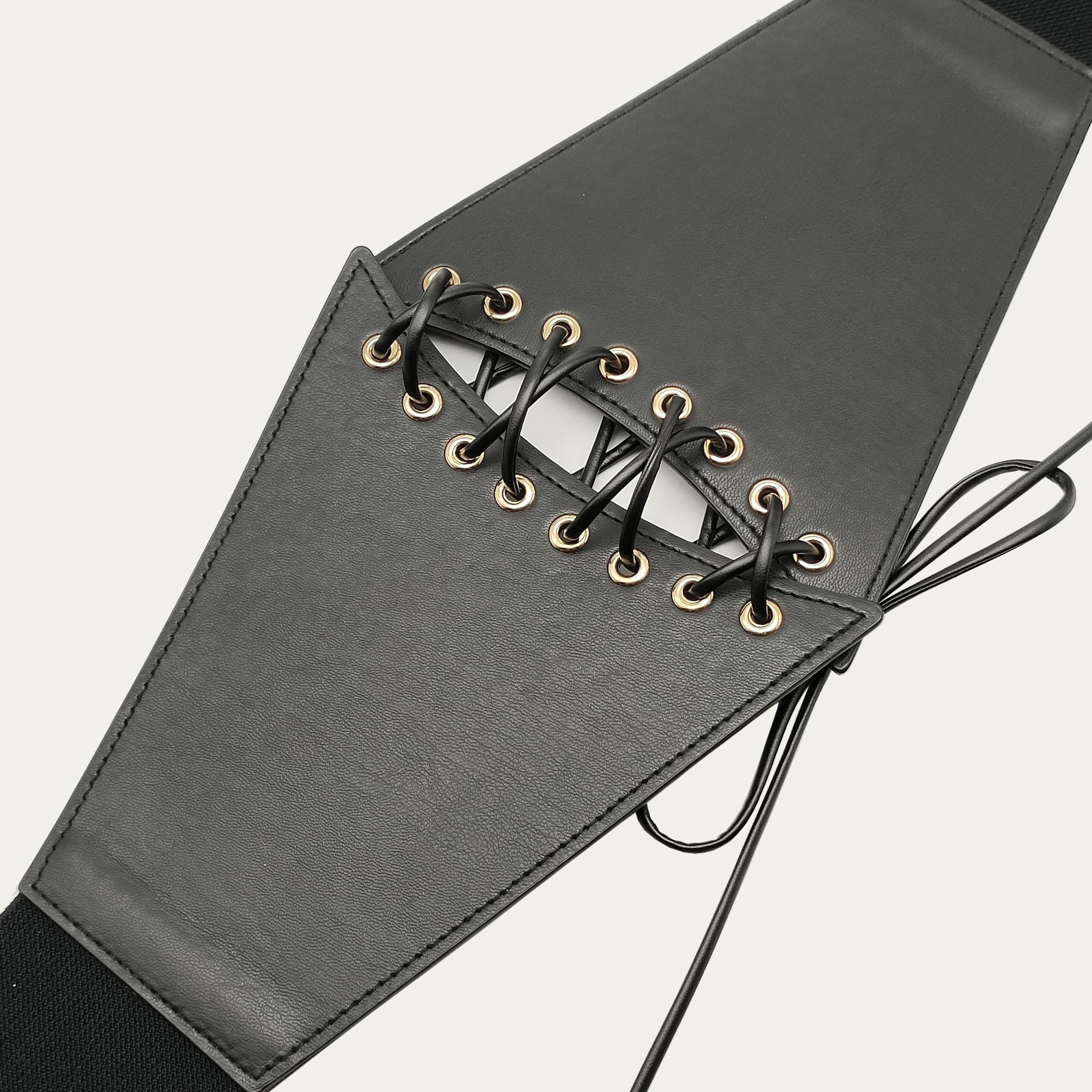 Women Corset Belt Wide Elastic Tie Belt For Dress